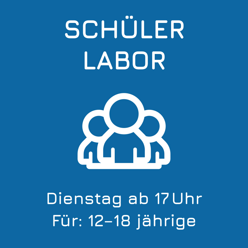 Sternenlabor Makerspace Öffnungszeiten Schülerlabor Dienstag ab 17.00 Uhr Schüler 12 bis 18 Jahre Sternenlabor Makerspace Öffnungszeiten Schülerlabor Dienstag ab 17.00 Uhr Schüler 12 bis 18 Jahre