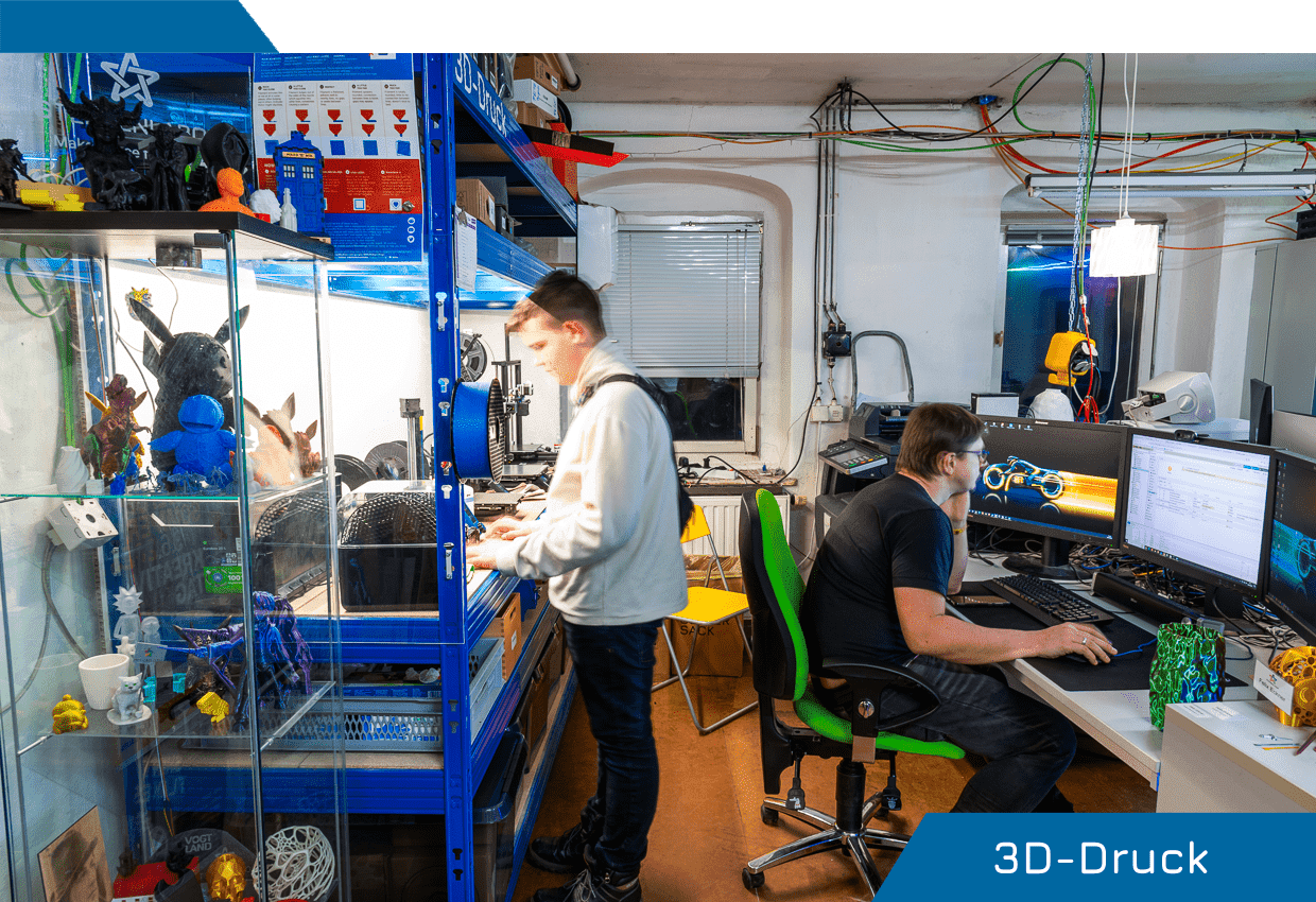 Sternenlabor Vorschau Galerie 3D Druck Arbeit am 3D-Drucker