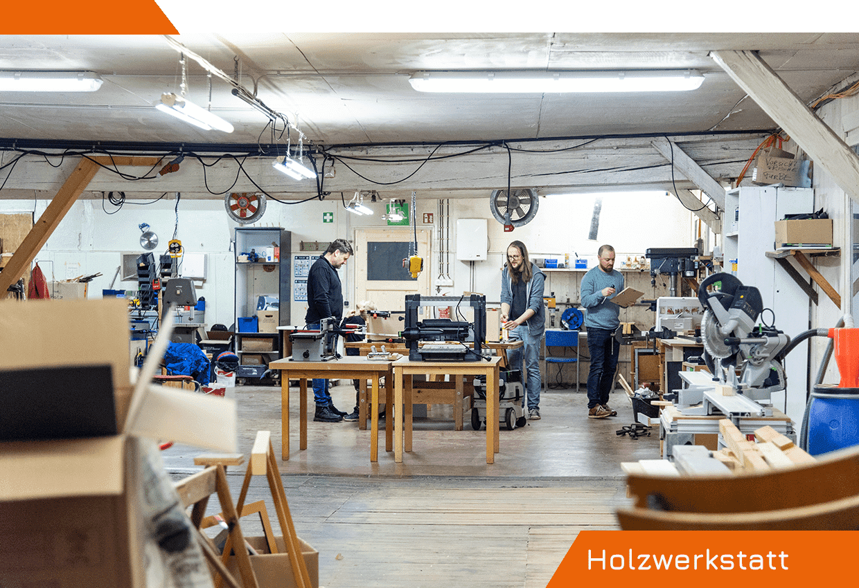 Sternenlabor Makerspace Vorschau Galerie Holzwerkstatt Workshop Holzbearbeitung Handarbeit